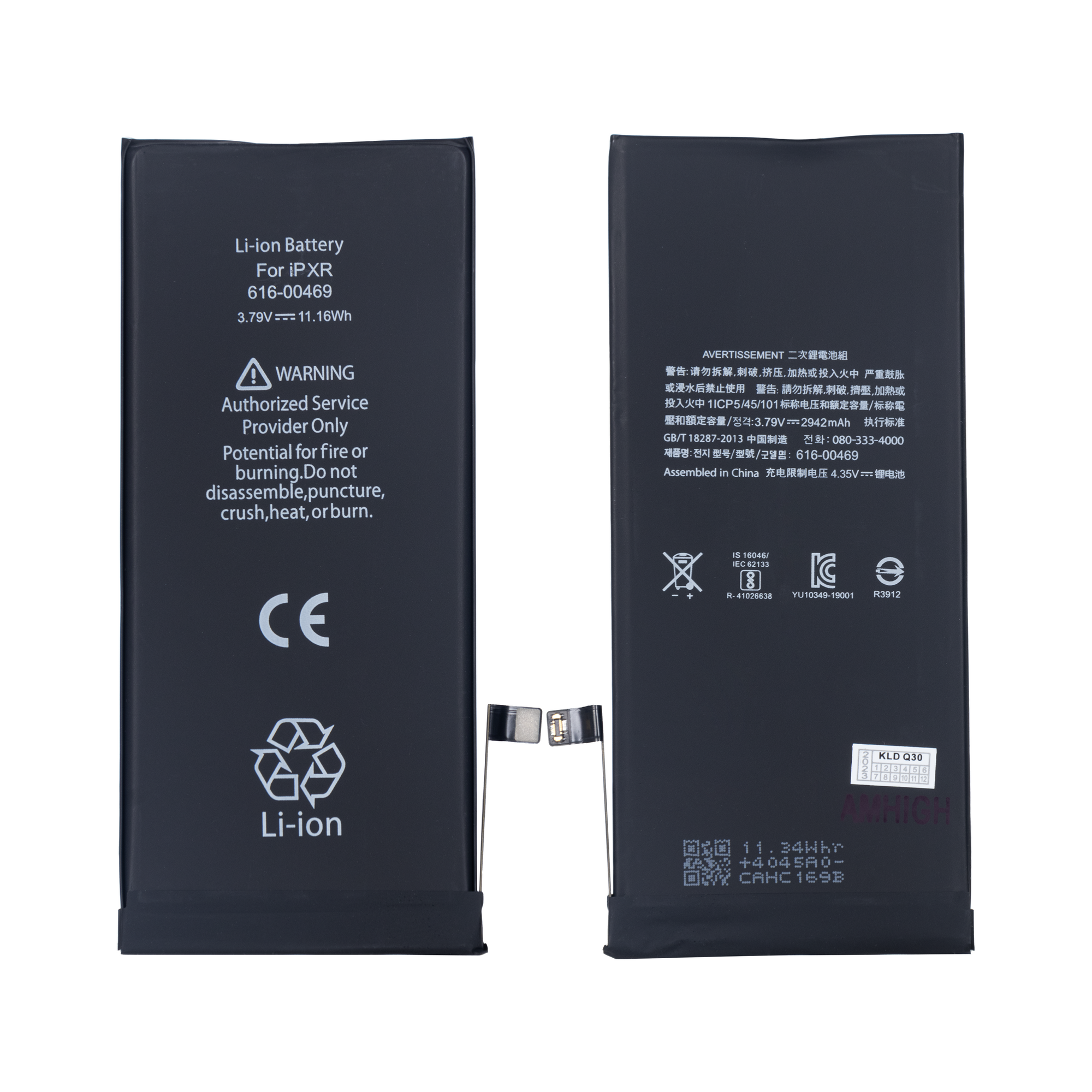 Pour la batterie de l'iPhone XR avec puce TI