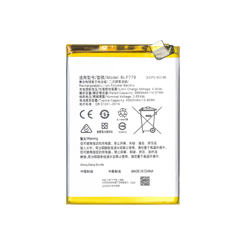 Oppo Reno4 Z 5G CPH2065, Reno 4 Lite BLP779 Batterie