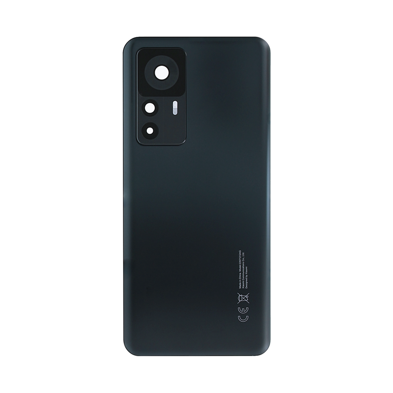 Xiaomi 12T 5G (22071212AG) Coque arrière noire avec objectif