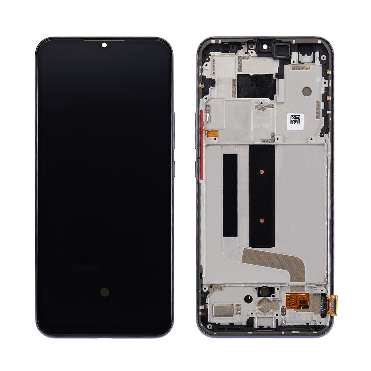 Xiaomi Mi 10 Lite 5G (M2002J9G) Écran et numériseur avec cadre Gris cosmique Remis à neuf