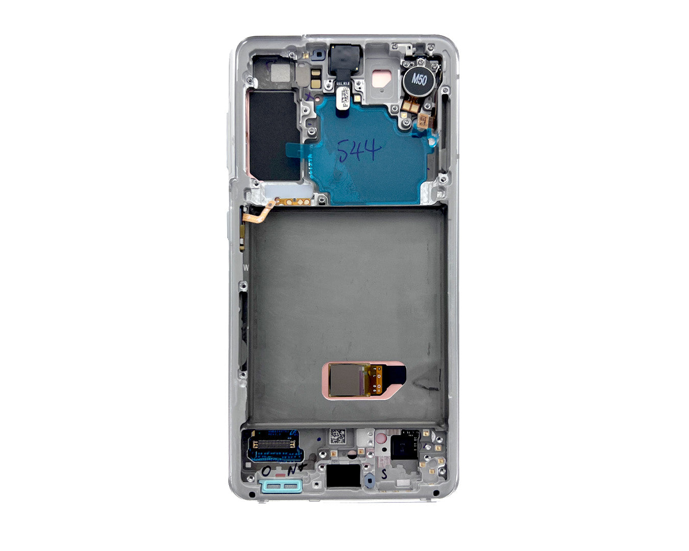 Samsung Galaxy S21 5G G991B Écran et numériseur avec cadre Phantom White Service Pack
