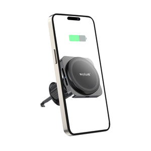 Rixus RXWC20 Wireless Car Charger for Magsafe Car Mount 15W Space Gray