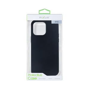 Rixus For iPhone 13 Soft TPU Phone Case With MagSafe Noir