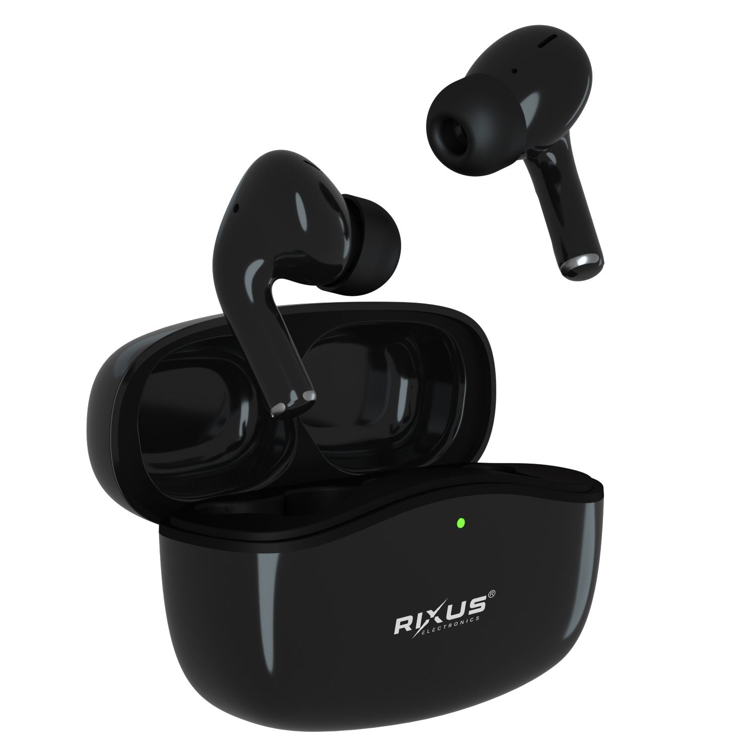 Rixus RXBT809B Casque sans fil Crystal Clear Noir