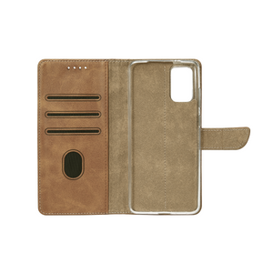 Bibliothèque Rixus pour Samsung Galaxy A23 5G A236B Light Brown