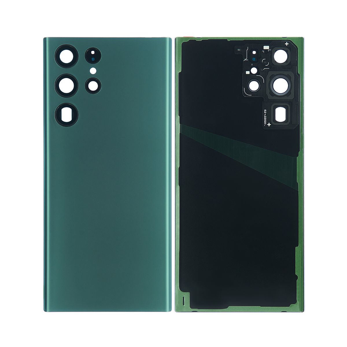 Samsung Galaxy S22 Ultra S908B Coque arrière verte avec lentille (OEM)