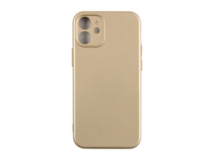 Rixus Coque TPU souple pour iPhone 12 Mini Or