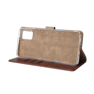 Bibliothèque Rixus pour Samsung Galaxy A41 A415F Marron
