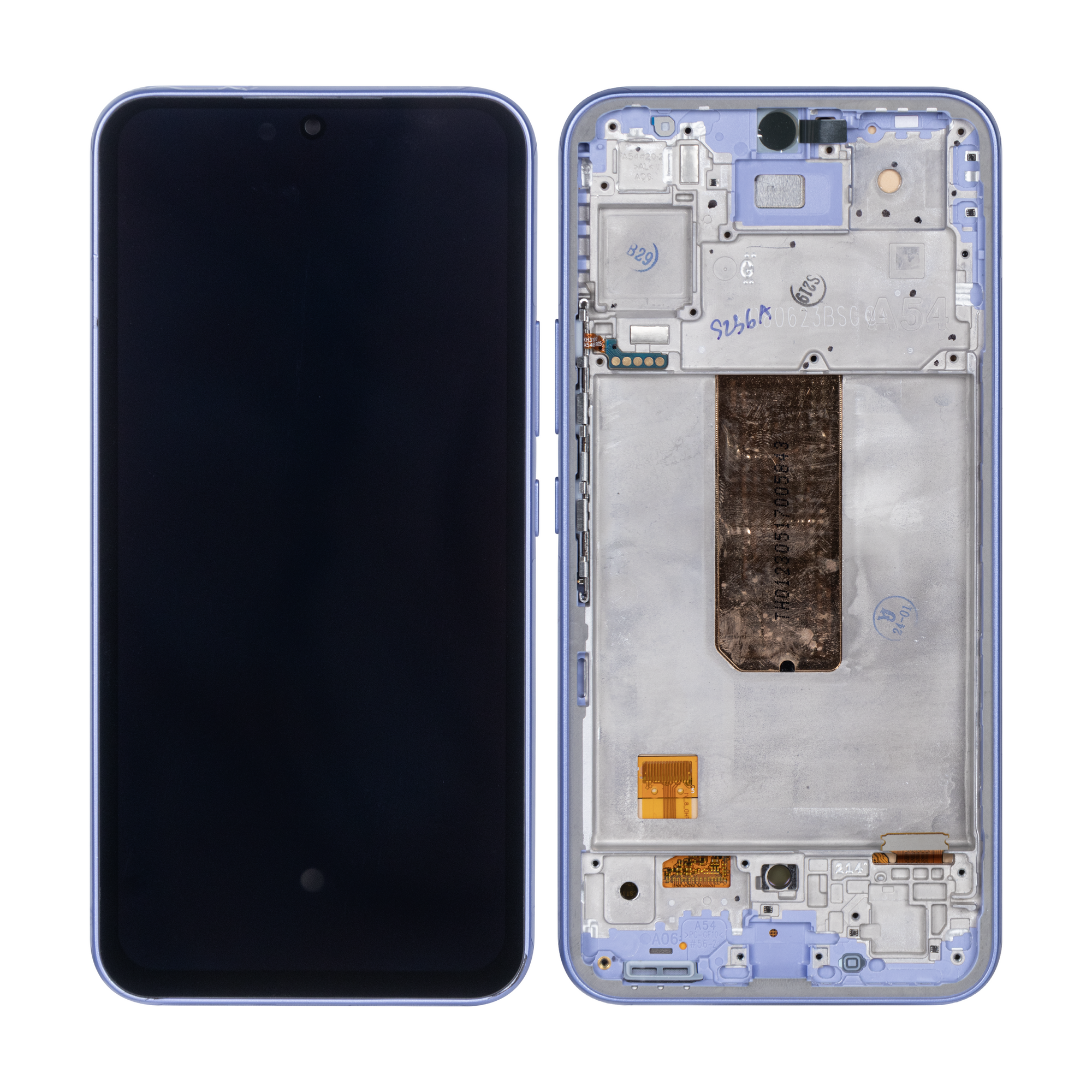 Samsung Galaxy A54 5G A546B Ecran et numériseur avec cadre Violet Soft-OLED