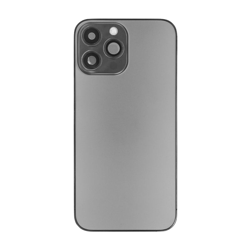Pour iPhone 13 Pro Max Boîtier complet avec toutes les petites pièces sans batterie ni caméra arrière Graphite