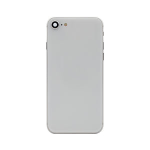 Pour iPhone SE (2020) Boîtier complet incluant toutes les petites pièces sans batterie ni caméra arrière (Blanc)