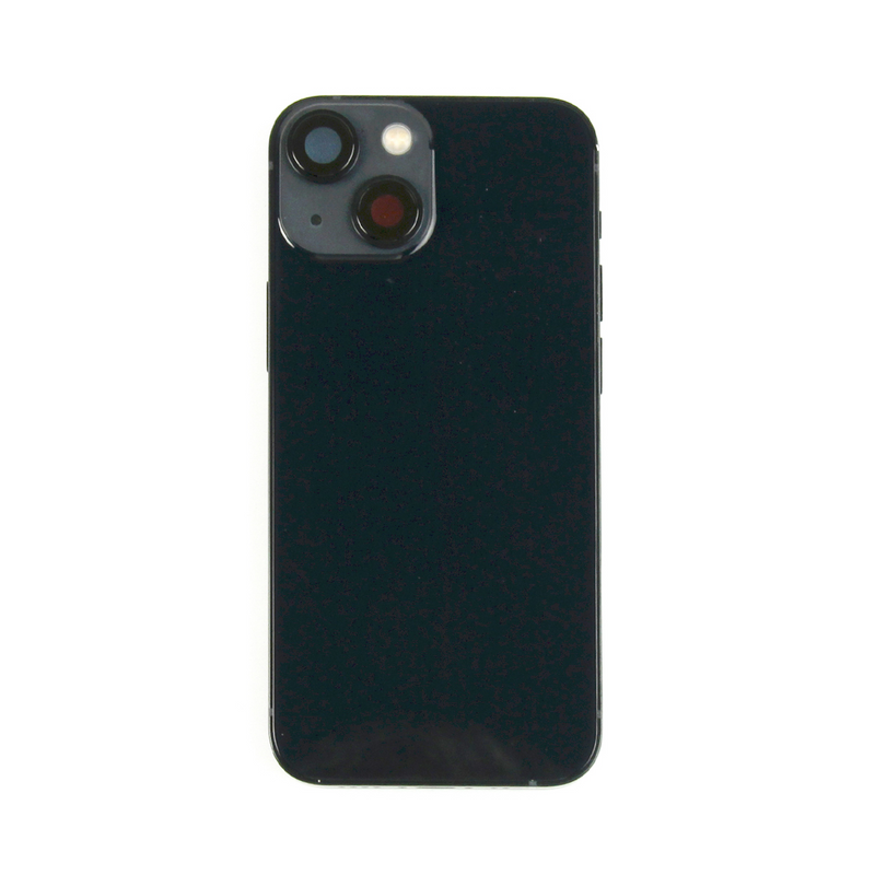 Pour iPhone 13 Mini Boîtier complet avec toutes les petites pièces sans la batterie et la caméra arrière Minuit