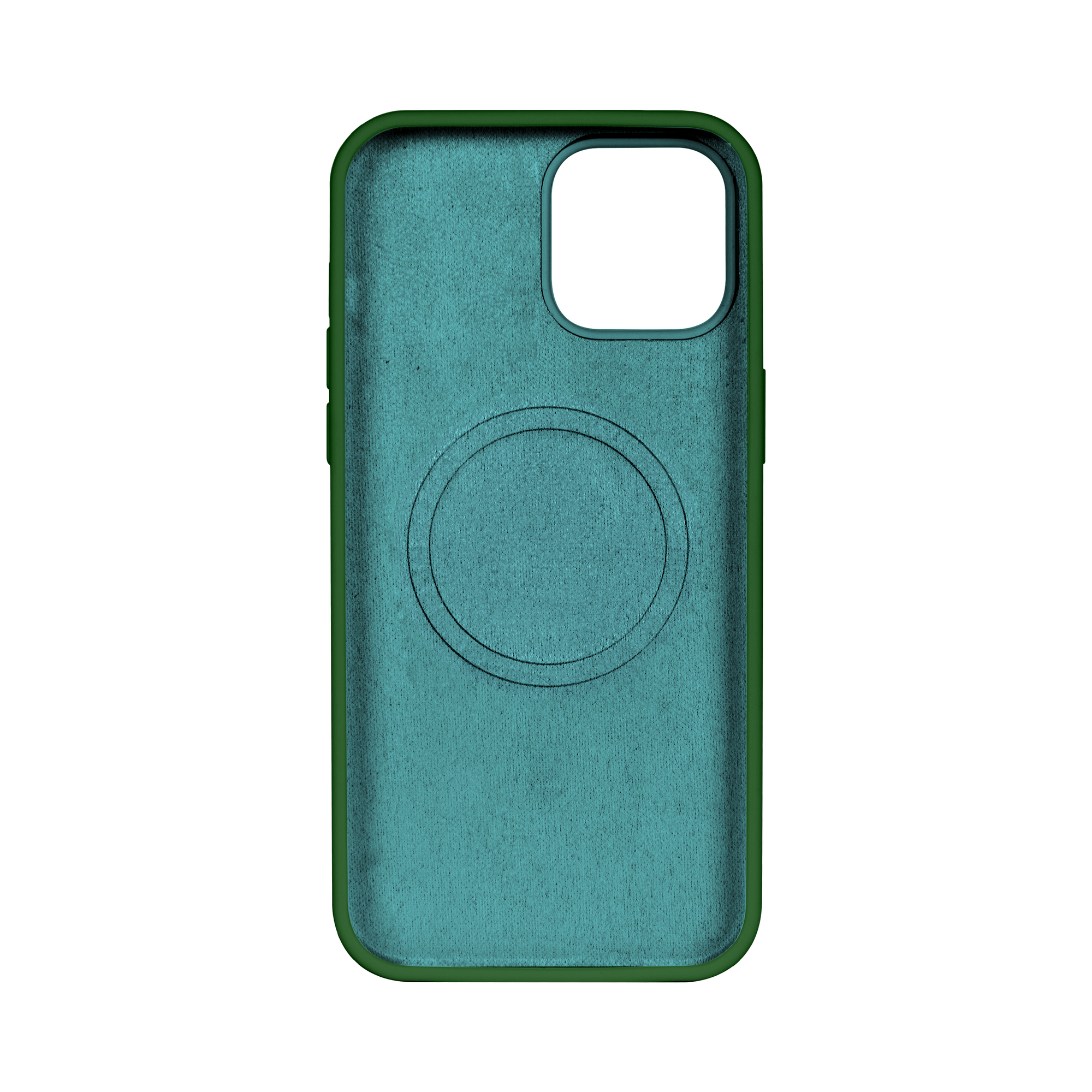 Rixus For iPhone 14 Pro Soft TPU Phone Case With MagSafe Dark Green (coque pour iPhone 14 Pro en TPU souple avec MagSafe)