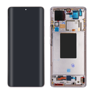 Xiaomi 12 Pro (2201122C) Ecran et Numériseur Avec Cadre Violet Original