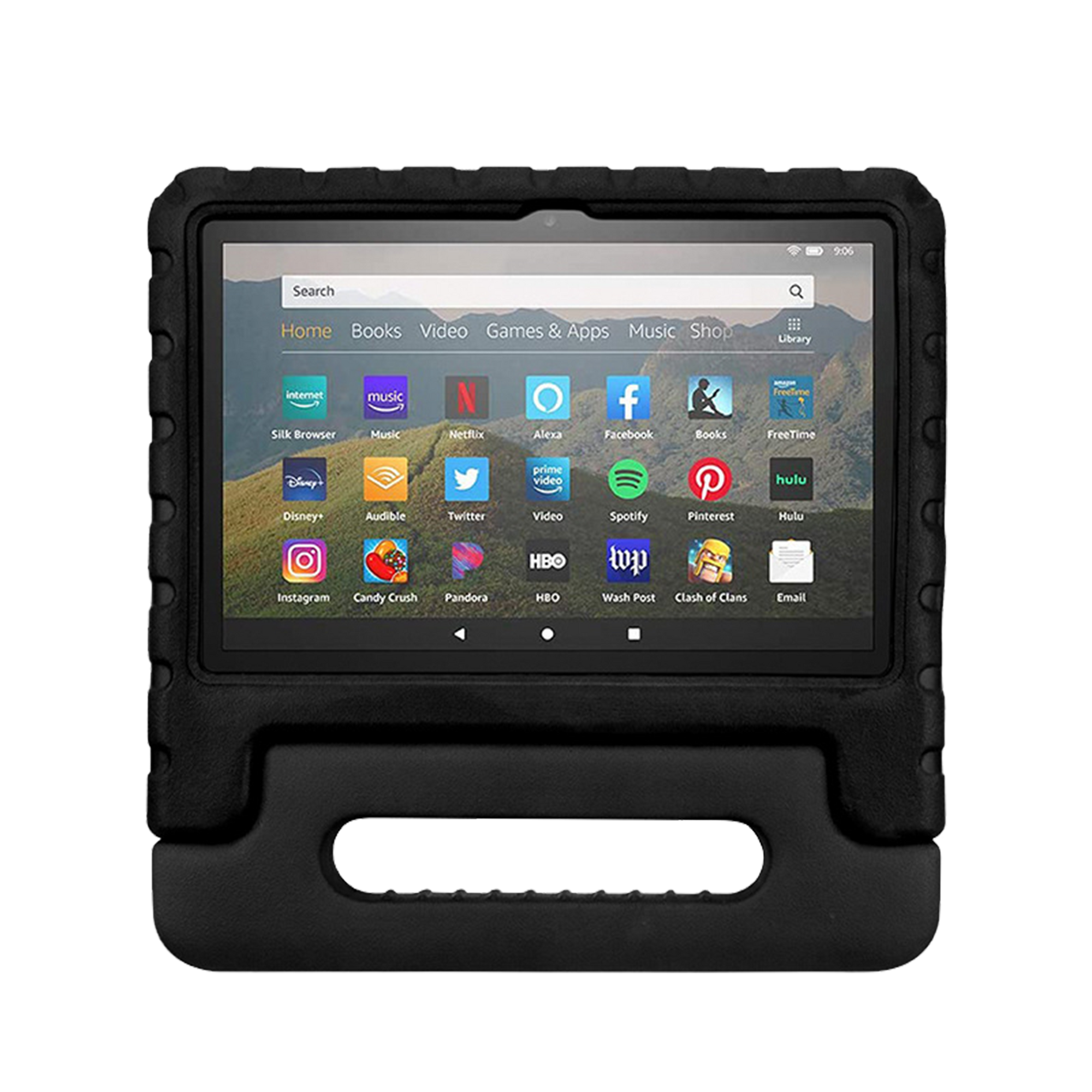 Rixus RXTC06 pour IPad 2/3/4/9.7 Tablette Kids Case Noir