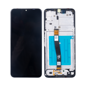 Samsung Galaxy A22 5G A226B Ecran et numériseur avec cadre Noir Soft-OLED