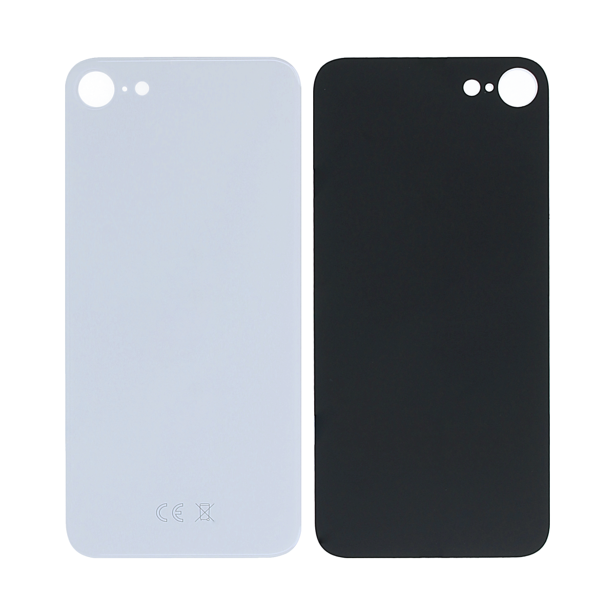 Pour iPhone SE (2020, 2022) Extra Glass White (Cadre de l'appareil photo élargi)