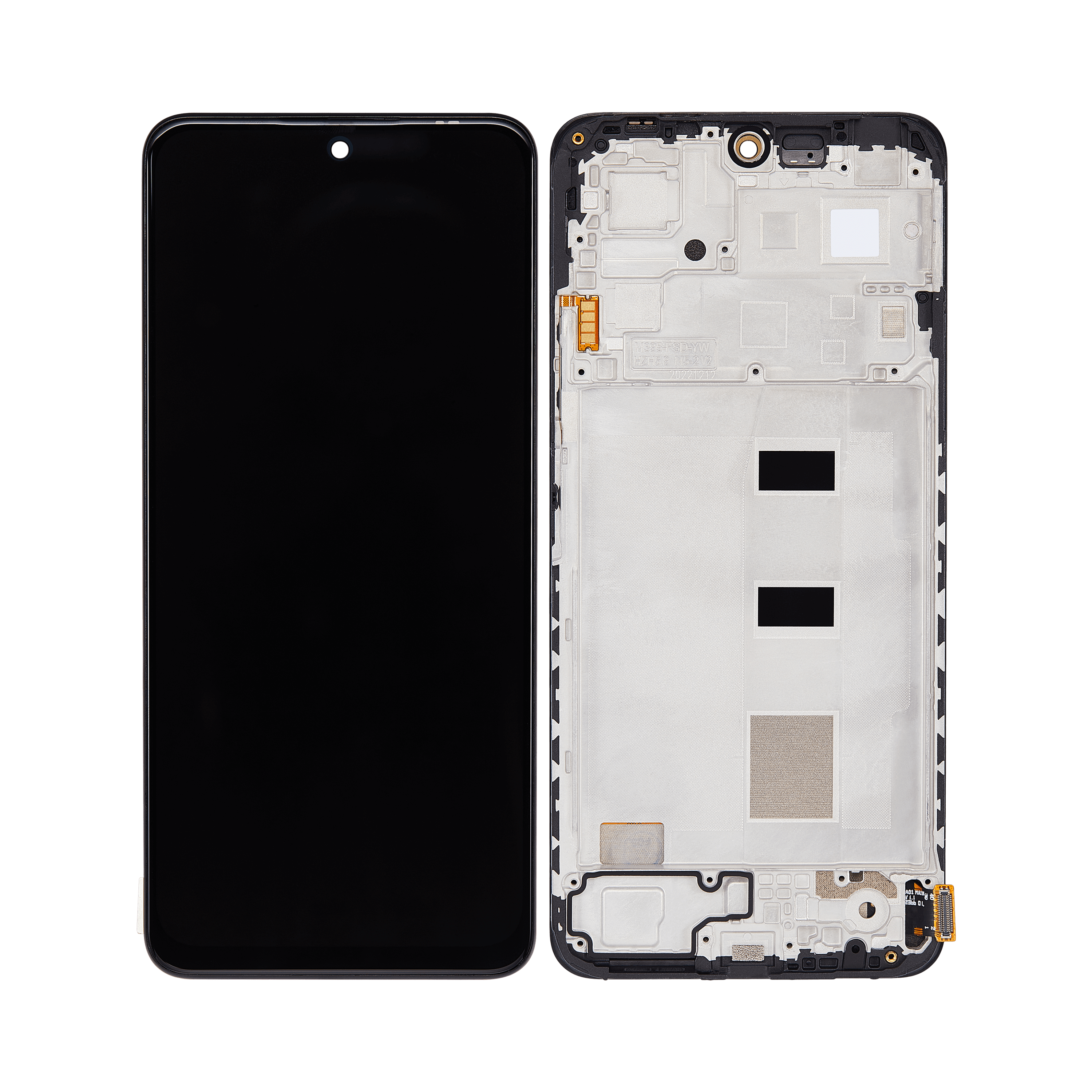 Xiaomi Redmi Note 12 4G (23021RAAEG) Ecran et numériseur avec cadre Noir OEM