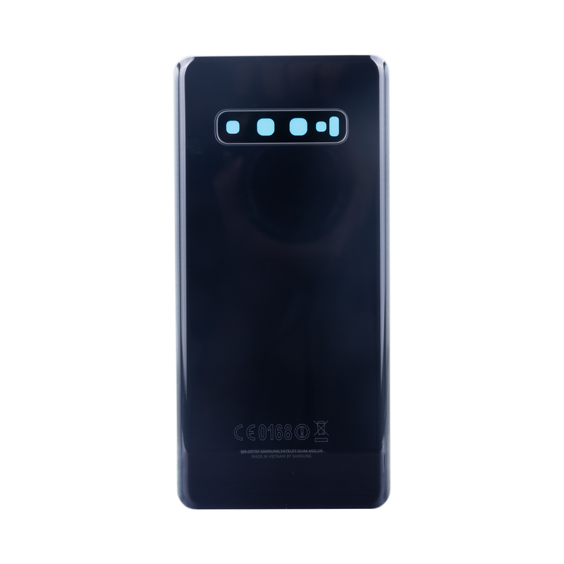 Samsung Galaxy S10 Plus G975F Coque arrière noir prisme avec objectif (OEM)
