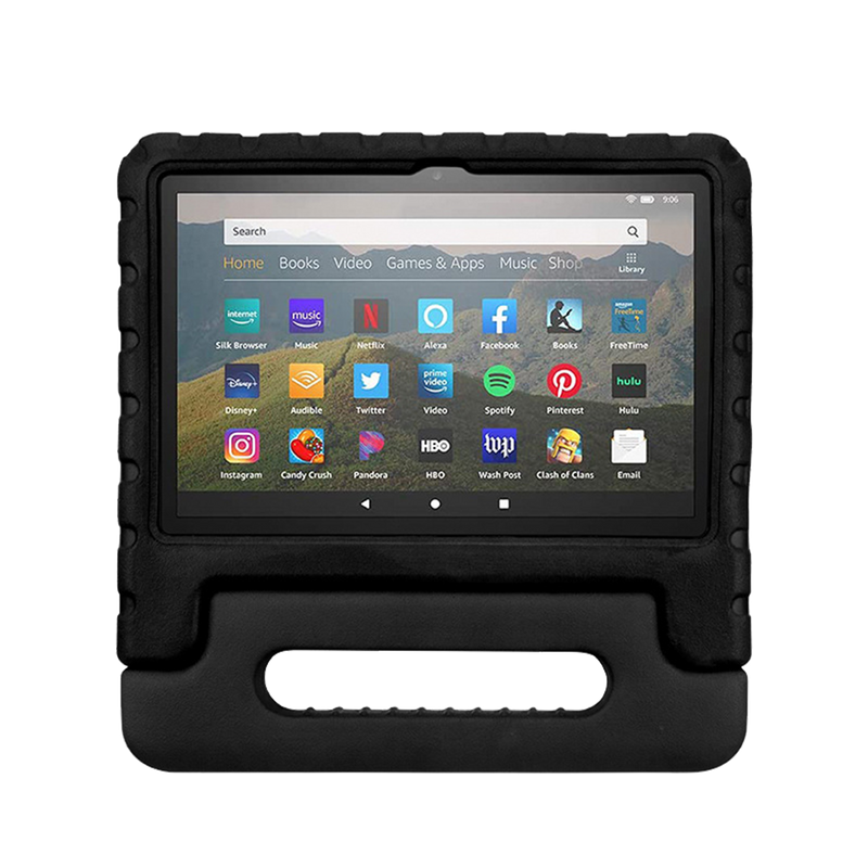 Rixus RXTC06 Pour iPad Pro 11 (2022,2021,2020,2018), iPad Air 4 10.9 (2020) Tablet Kids Case Noir