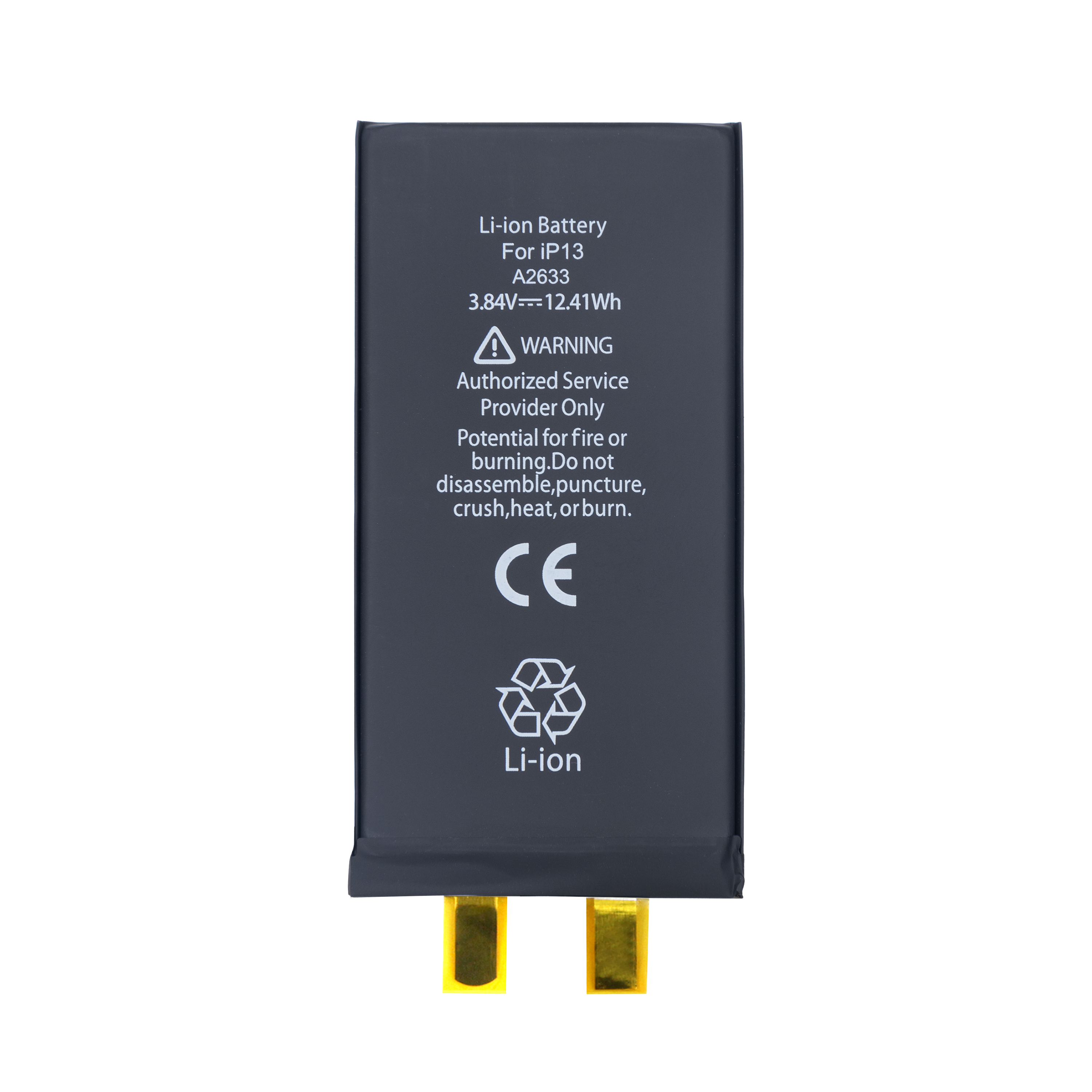 Pour iPhone 13 A2633 Batterie A2655 Premium No Flex