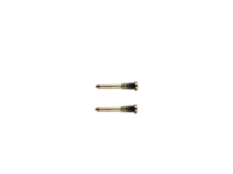 Pour iPhone X Set de vis de fond or (2pc)