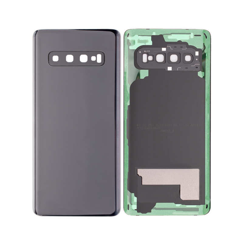 Samsung Galaxy S10 G973F Coque arrière noir prisme avec objectif (OEM)