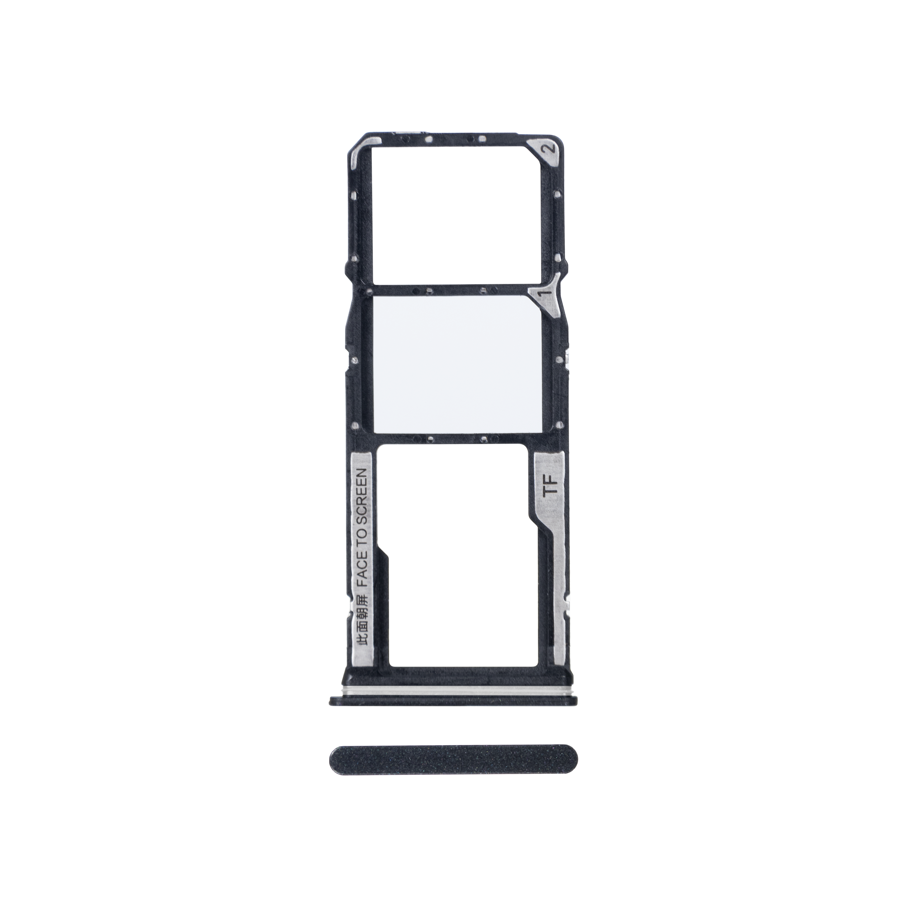 Xiaomi Redmi Note 12 4G (23021RAAEG) Support de carte sim gris onyx OEM