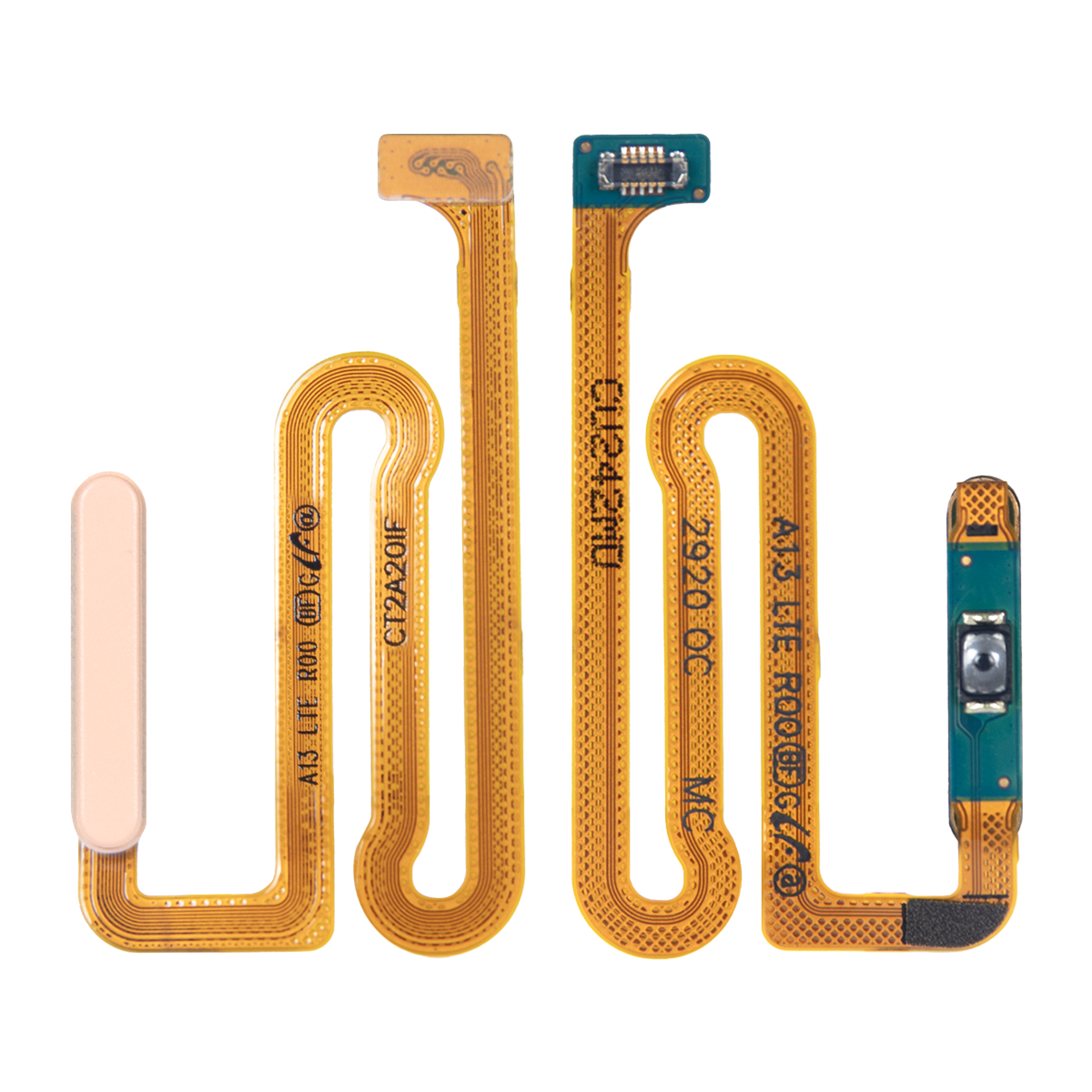 Samsung Galaxy A13 A135F Capteur d'empreintes digitales Flex Peach