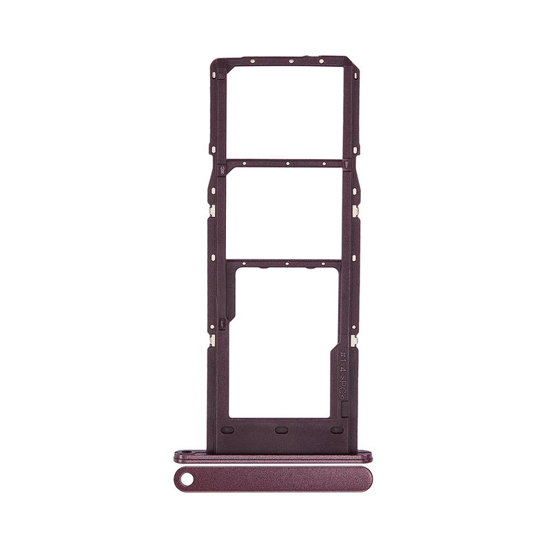 Samsung Galaxy A14 5G A146B Support de carte Sim et SD Rouge foncé