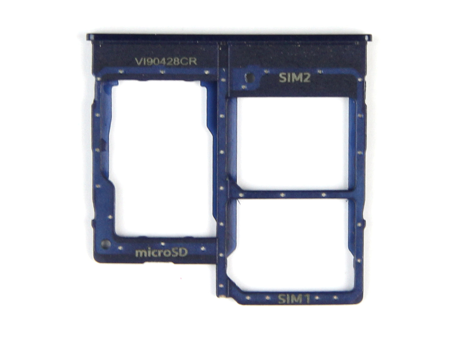 Samsung Galaxy A20e A202F Support pour carte double Sim et MicroSD Bleu