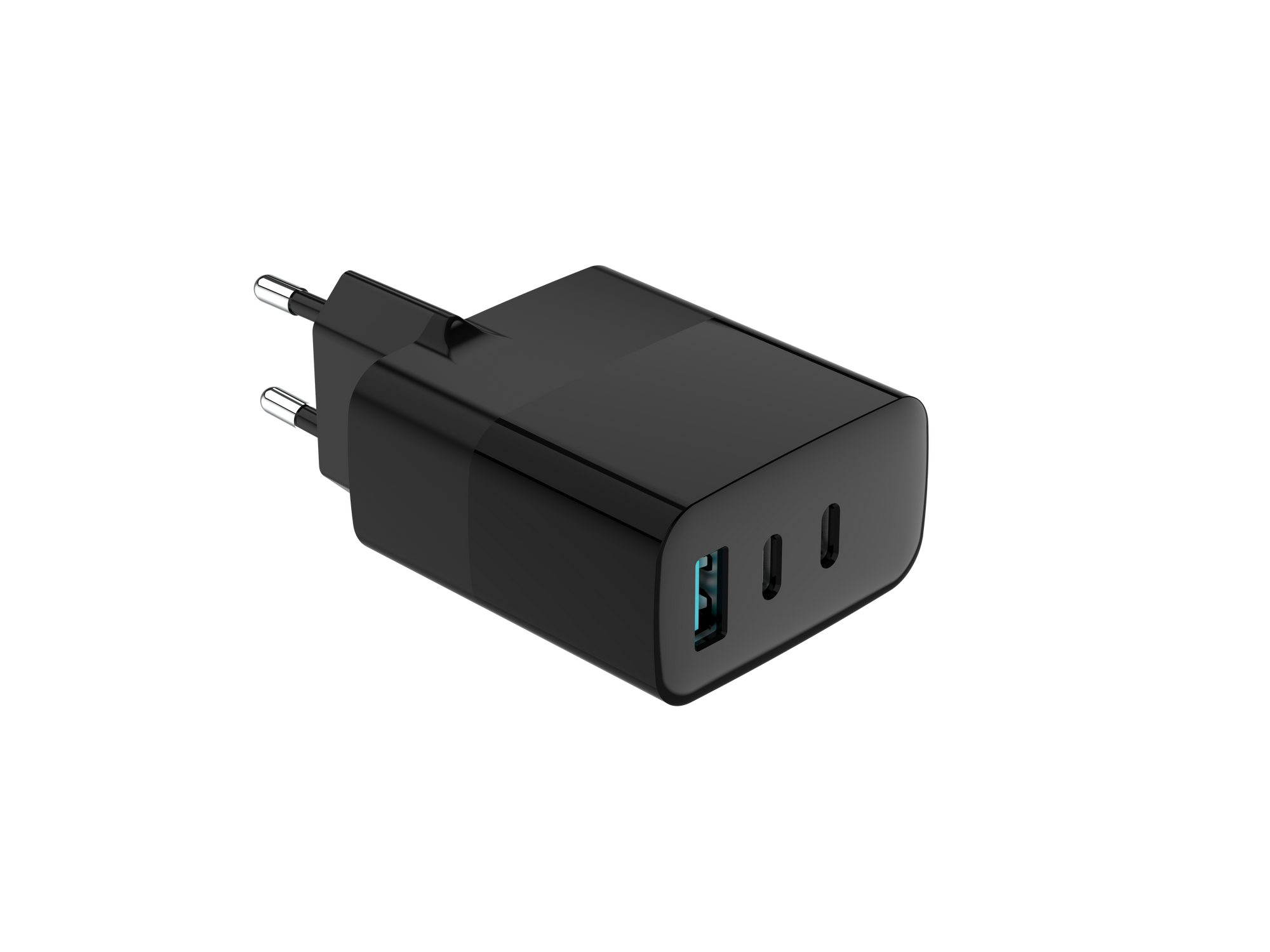 Rixus RX105 PD 65W Gan Charger Noir