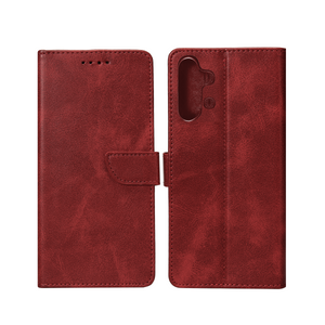 Rixus Bookcase Pour Samsung Galaxy A32 5G A326B Rouge foncé