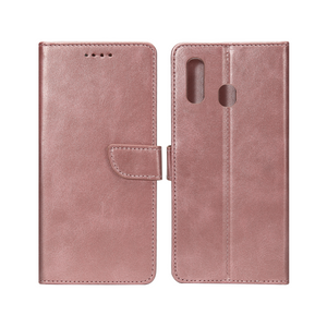 Rixus Bookcase Pour Samsung Galaxy A20e A202F Rose