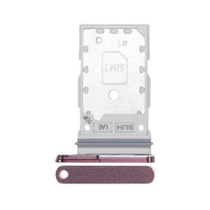 Samsung Galaxy S22 Ultra S908B Support de carte Sim et MicroSD Bourgogne