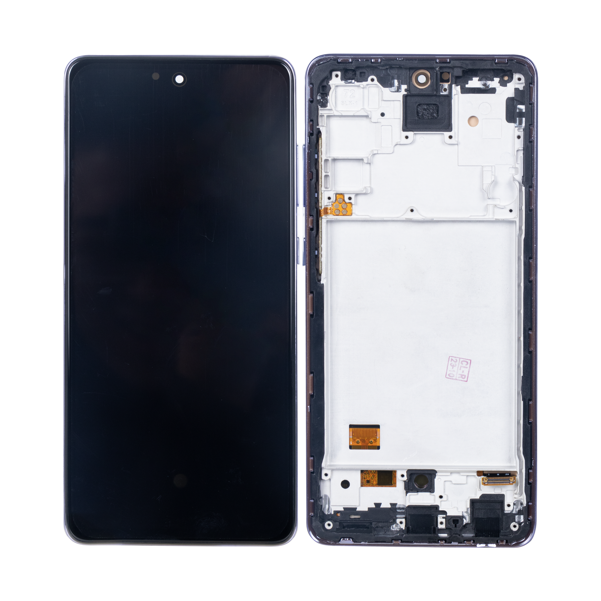 Samsung Galaxy A72 A725F Ecran et Digitizer Avec Cadre Violet Soft-OLED Awesome