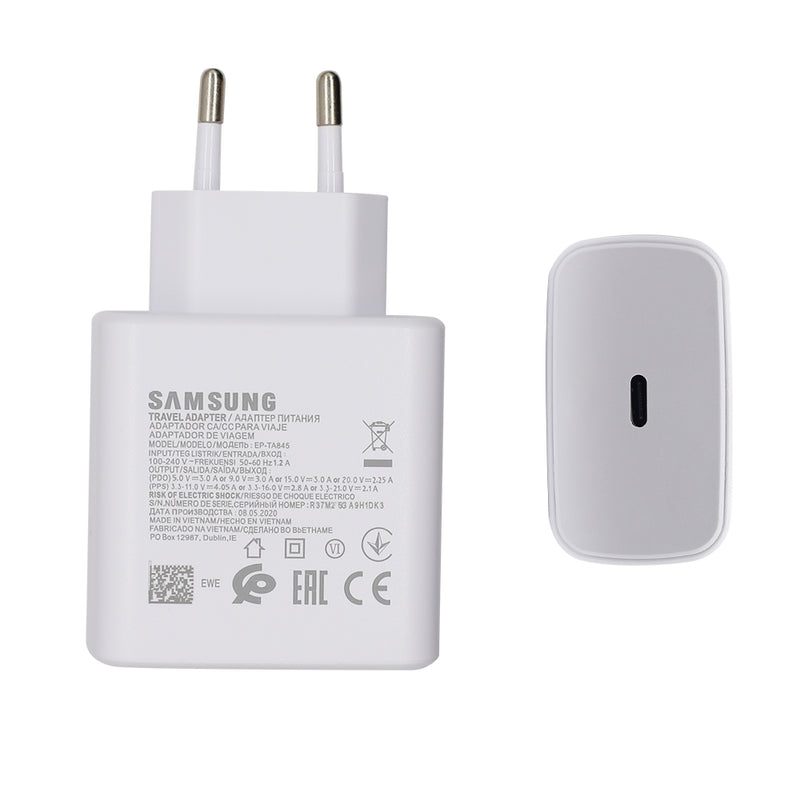 Chargeur rapide Samsung USB-C 45W Blanc Vrac