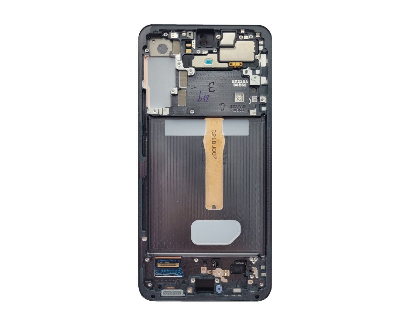 Samsung Galaxy S22 Plus S906B Écran et numériseur avec cadre Phantom Black Service Pack