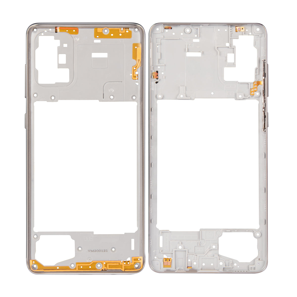 Samsung Galaxy A71 A715F Cadre central Prism Crush Silver