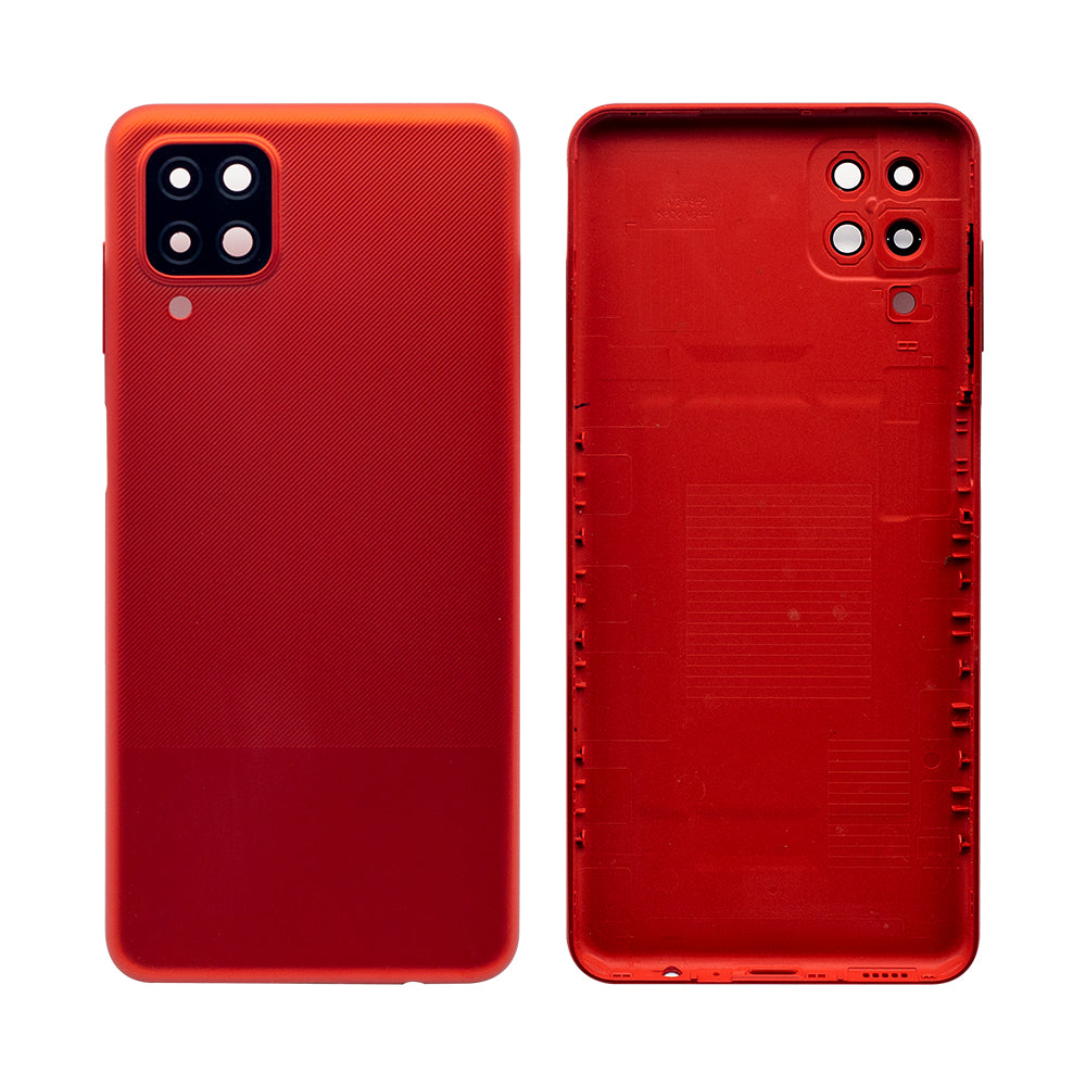 Samsung Galaxy A12 A125F Back Cover Rouge avec lentille (OEM)