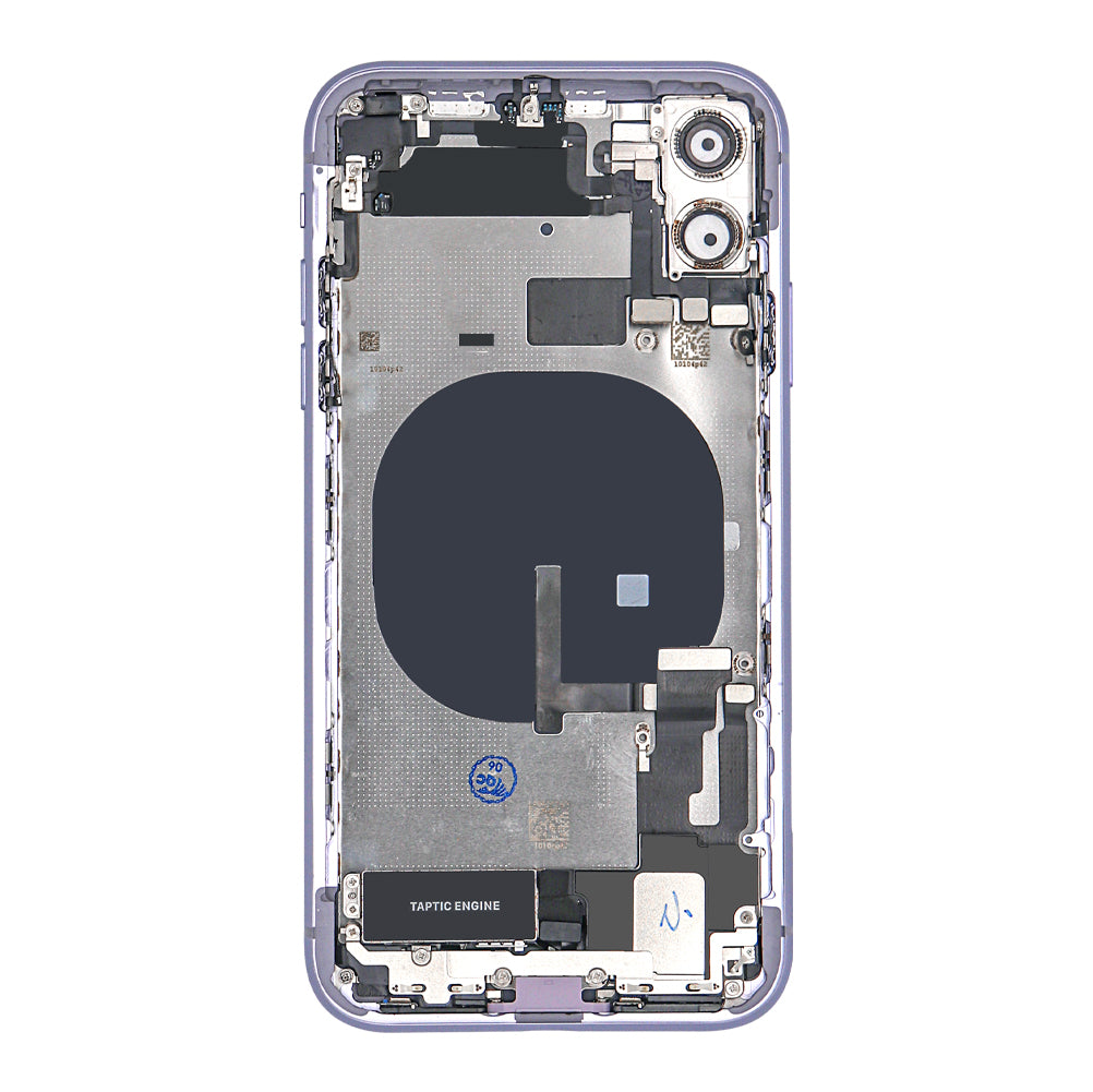 Pour iPhone 11 Boîtier arrière complet violet