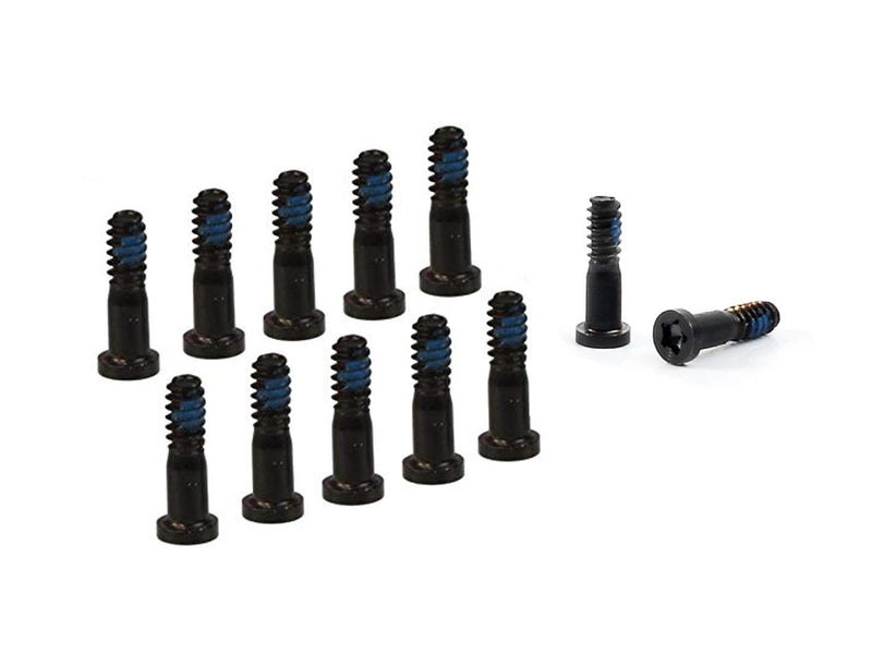 Pour iPhone 8, iPhone 8 Plus Set de vis de fond noir (10pc)