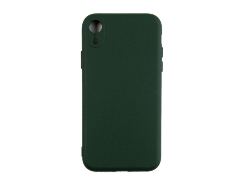 Rixus Coque pour iPhone XR en TPU souple Vert foncé