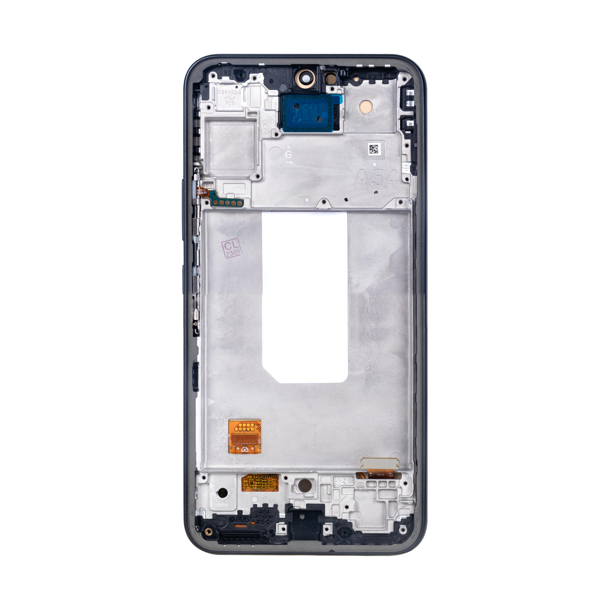 Samsung Galaxy A54 5G A546B Ecran et numériseur avec cadre Noir Soft-OLED