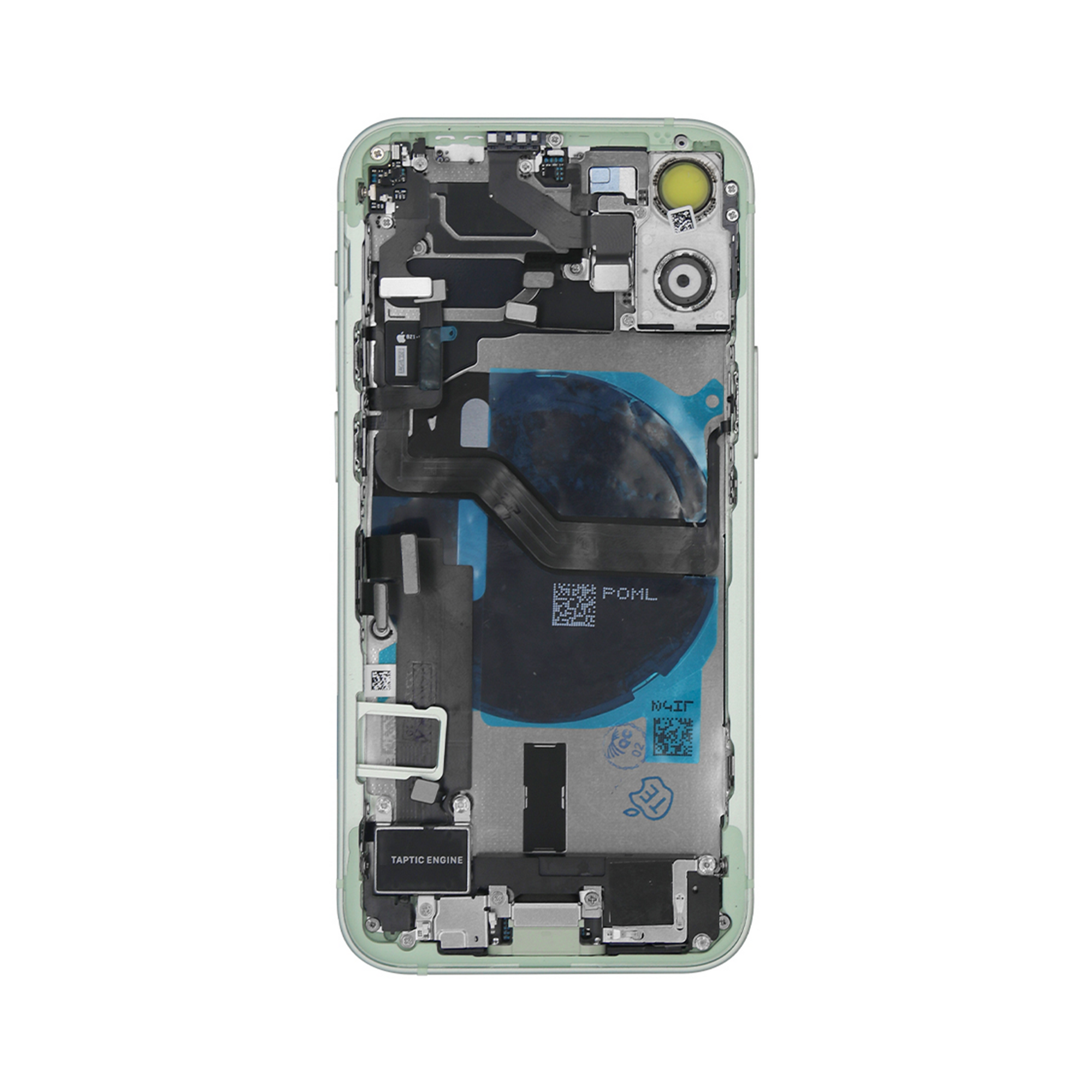 Pour iPhone 12 Mini Boîtier complet avec toutes les petites pièces sans batterie ni appareil photo arrière Vert