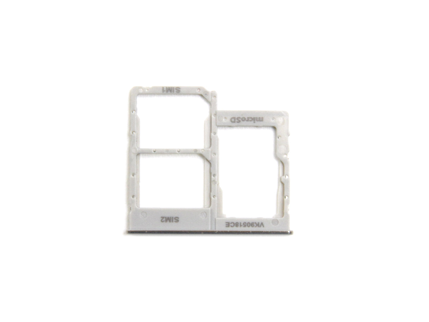 Samsung Galaxy A40 A405F Support pour carte Sim et SD Argent