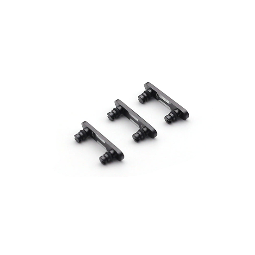 Pour iPhone 8, iPhone SE (2020) Jeu de boutons d'alimentation et de volume (3pc) Noir