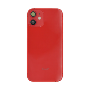 Pour iPhone 12 Mini Boîtier complet avec toutes les petites pièces sans batterie ni caméra arrière RED