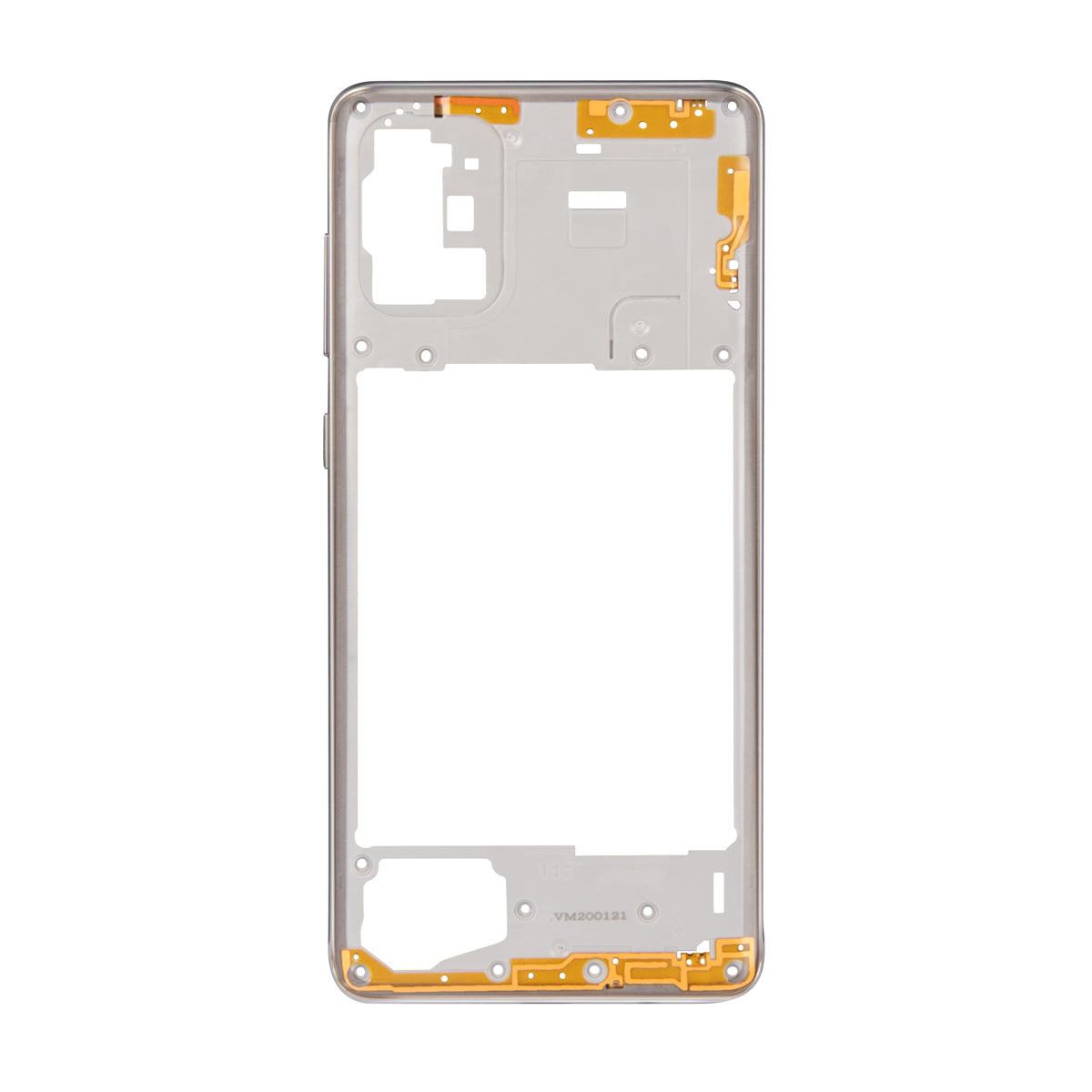 Samsung Galaxy A71 A715F Cadre central Prism Crush Silver