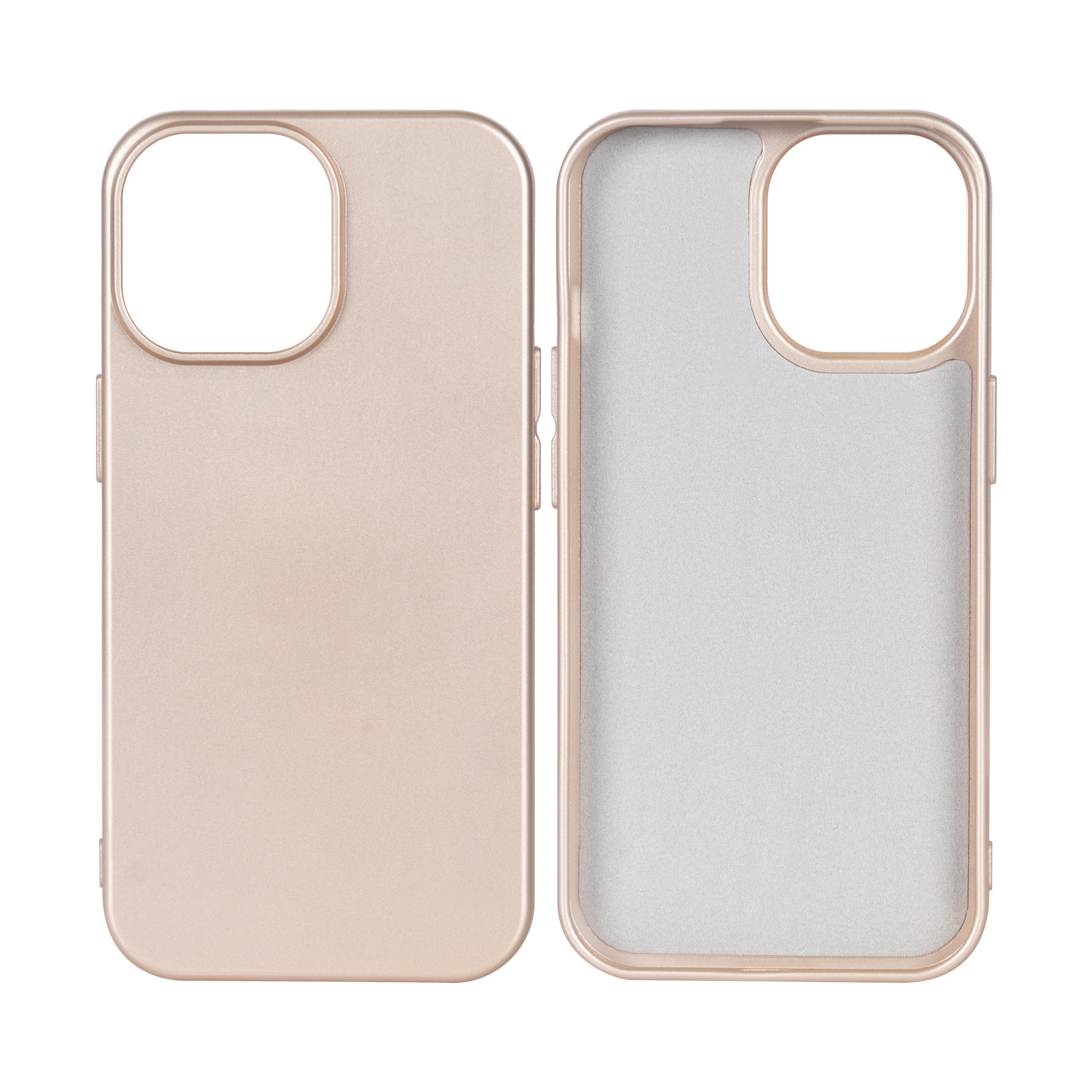 Rixus Coque TPU souple pour iPhone 15 Pro Max Or